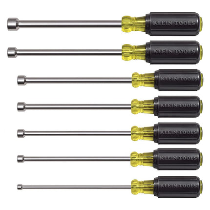 Magnetic Nut Driver Set, 15 cm Shafts, 7-Piece Kle