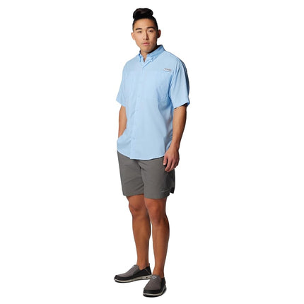 Columbia Men's Tamiami 2 Short Sleeve Shirt, Short Sleeve Shirt, Sail, M