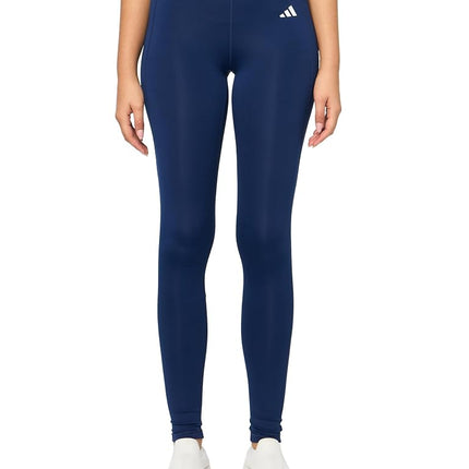 adidas Women's Optime Essentials Stash Pocket Full-Length Training Leggings, Dark Blue/White, XL