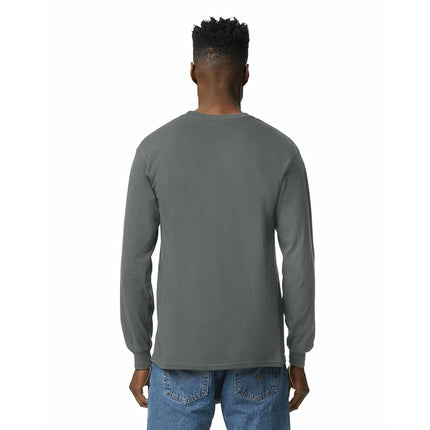 Gildan Unisex-Adult Ultra Cotton Long Sleeve T-Shirt, Style G2400, Multipack, Charcoal (3-Pack), L