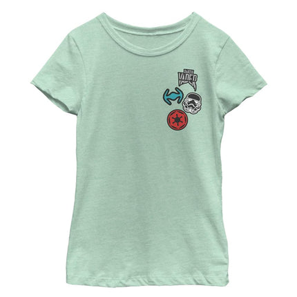 STAR WARS Girls' Big, Green//Fan Patches, S