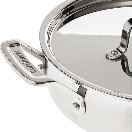 CUISINART MCP55-24N Cacerola de acero inoxidable de 3 cuartos de galón MultiClad Pro con tapa
