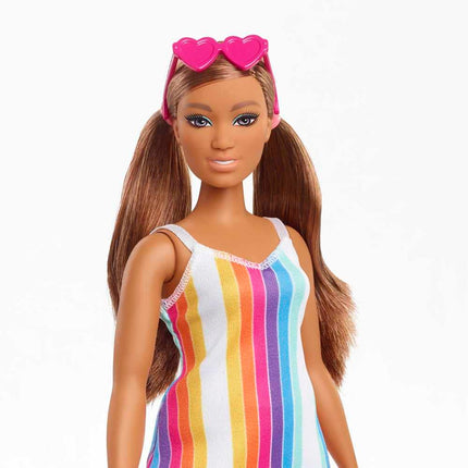 Barbie Loves the Ocean - Rainbow Striped Dress