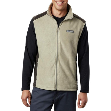 Columbia Men's Steens Mountain Vest Fleece, Tusk/Buffalo, 5X