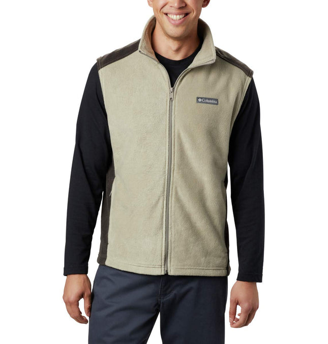 Columbia Men's Steens Mountain Vest Fleece, Tusk/B