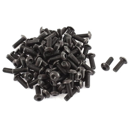 uxcell M5x14mm 10.9 Alloy Steel Button Head Hex So