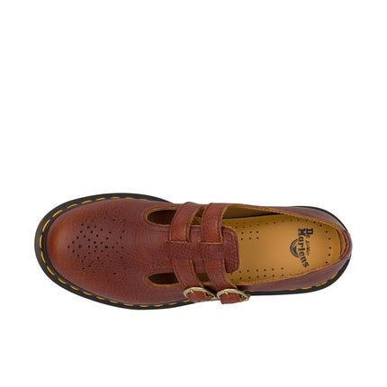Dr. Martens Women's 8065 Mary Jane Flat, Cashew Ambassador, 5