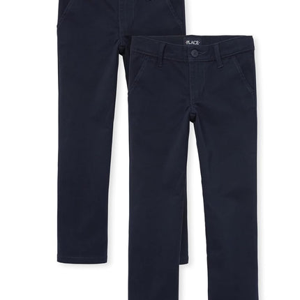 The Children's Place Girls Skinny Chino Pants,Tidal 2 Pack,4P