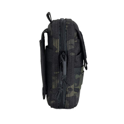 EXCELLENT ELITE SPANKER Molle Admin Pouch Military Utility Tool Pouch EDC Molle Pouchs Gadget Waist Bags (Multicam Black)