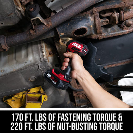 Brushless 20V 3/8" Compact Impact Wrench w/Batt & PWRJump