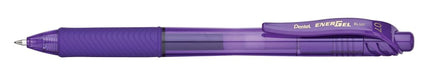 Pentel EnerGel-X Retractable Gel Pen, (0.7mm) Med. Line, Violet Ink, 72-PK Canister (BL107PC72V)