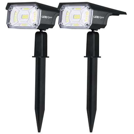 LEREKAM Solar Spot Lights, IP65 Waterproof 40 LEDs