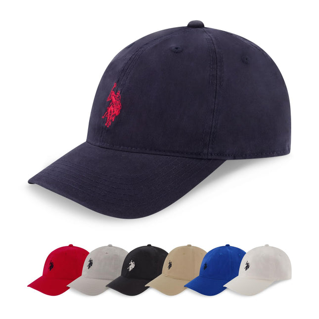 U.S. POLO ASSN. Mens Mens Washed Twill Cotton Adju