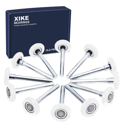 XiKe 12 Pack White 2" Nylon Garage Door Roller 4" 