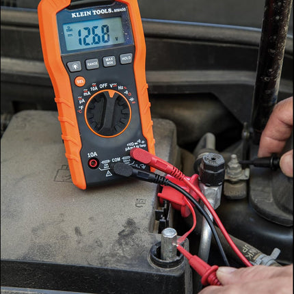 Klein Tools 80063 Multimeter and IR Thermometer 2-Piece Electrical and Temperature Test Kit with Test Leads, Thermocouple, Pouch, Batteries