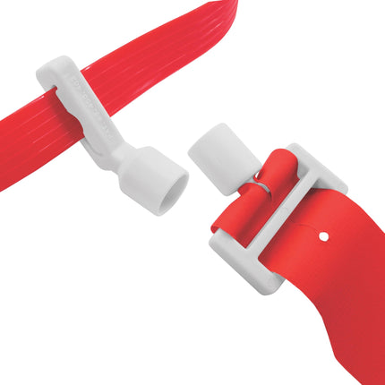 Champion Sports 42" Pop Flag Football Belts - Red