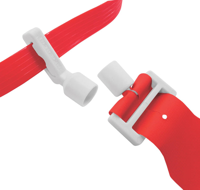 Champion Sports 42" Pop Flag Football Belts - Red