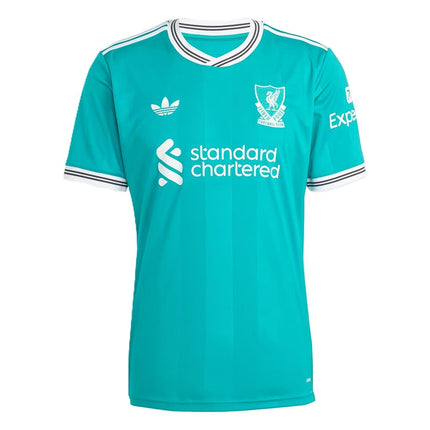adidas Men's Liverpool FC 25/26 Third Jersey (Sea Green), Sea Green, XL