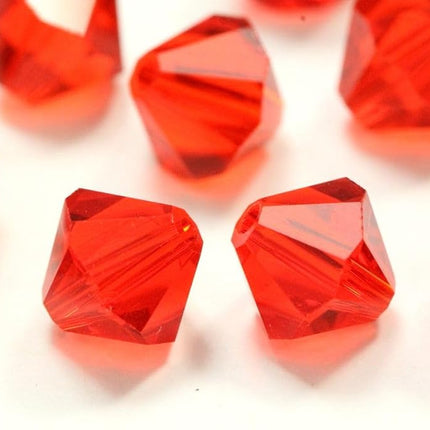 100pcs 3mm Adabele Austrian Bicone Crystal Beads Clear AB Compatible with Swarovski Crystals Preciosa 5301/5328#ssb302