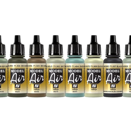 Vallejo Model Air Acrylic Paint, Matte Finish for Airbrush, 18 ml, Ideal for Model Building and Figures, Battle of Britain Series
