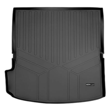 SMARTLINER All Weather Custom Fit Cargo Trunk Liner Floor Mat Behind 2nd Row Black for 2018-2019 Chevrolet Traverse