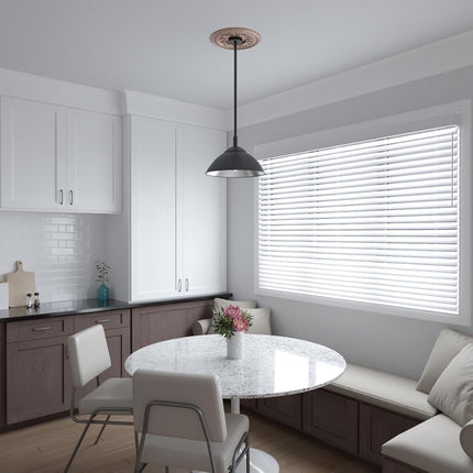 Ekena Millwork CMP13BACAC Baltimore Thermoformed PVC Ceiling Medallion (Fits Canopies up to 5 1/4"), 13"OD, Aged Copper