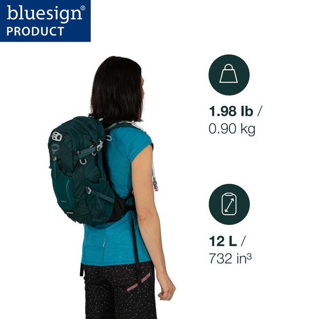 Osprey Sylva 12 con depósito Verde Baikal T/U