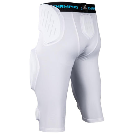 Champro Formation 7-Pad Girdle Adult M White