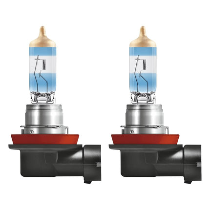 OSRAM Night Breaker 220, H11, +220% more brightness, halogen headlight bulb, 64211NB220-2HB, folding box (2 lamps), white