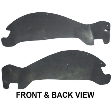 Sherman Replacement Part Compatible with CHEVROLET S10 Passenger Side Front fender splash shield (Partslink Number GM1251133)
