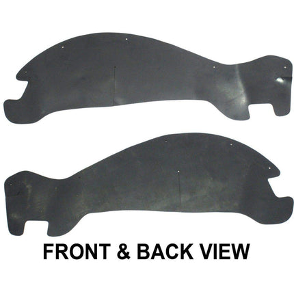 Sherman Replacement Part Compatible with CHEVROLET S10 Passenger Side Front fender splash shield (Partslink Number GM1251133)