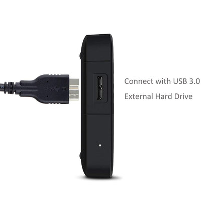 Câble USB 3.0 QCEs, câble USB 3.0 A mâle vers Micro B de 1 m compatible avec les disques durs externes portables WD My Passport et Elements, Toshiba, Seagate, Samsung Galaxy S5, Note 3