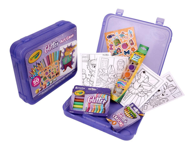Crayola Glitter Art Kit (50+ Pcs), Glitter Crayons & Coloring Supplies, Kids Art Set, Gifts for Girls & Boys, Ages 5+