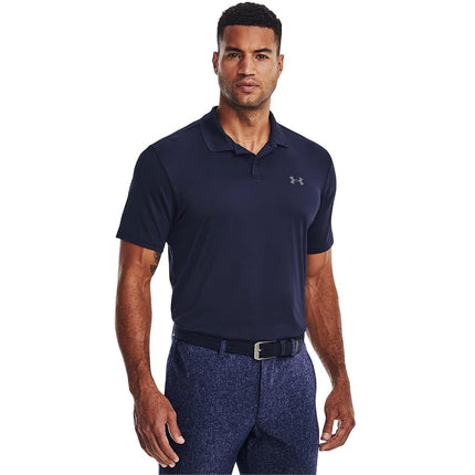 Under Armour Mens Performance Polo Shirt Academy 3XL Midnight Navy