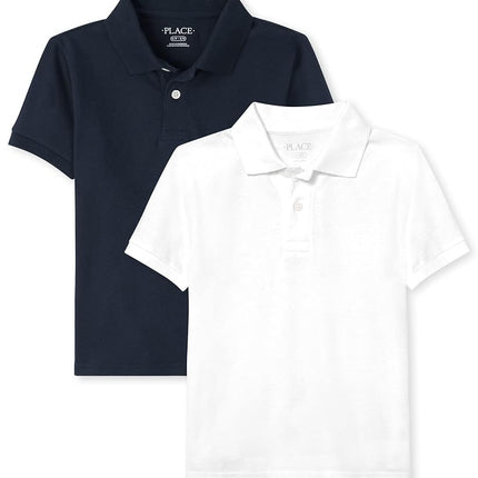 Polo piqué à manches courtes pour garçons The Children's Place