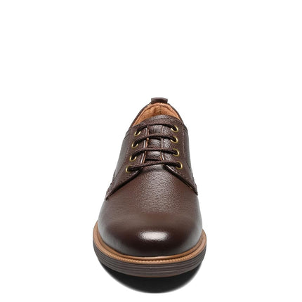 Florsheim Kids Boy's Supacush Plain Toe Ox, Jr. (Toddler/Little Kid/Big Kid) Brown Milled Leather/Brown Sole 1.5 Little Kid