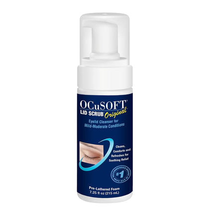 Ocusoft Lid Scrub Foaming Eyelid Cleanser, 7.25 Fl