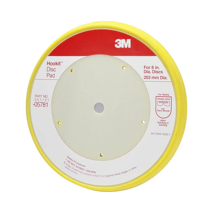 3M 05781 Hookit 8" Dust Free Disc Pad