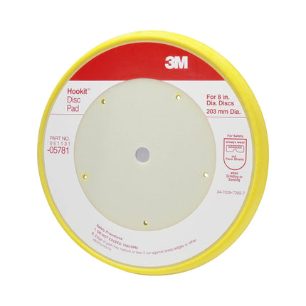3M 05781 Hookit 8" Dust Free Disc Pad