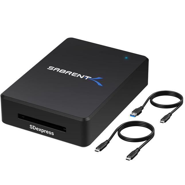 SABRENT SD Express 7.1 USB C Card Reader, USB 3.2 
