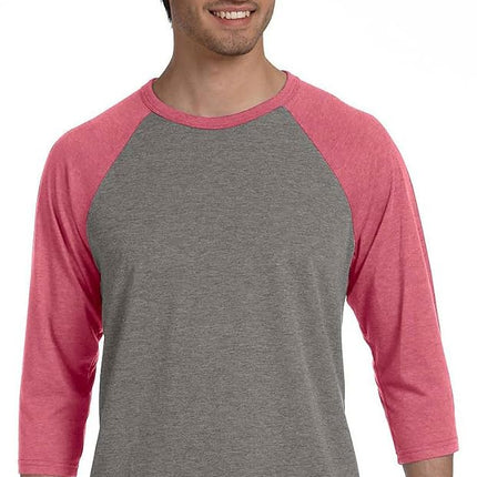 Bella + Canvas Adult 3/4 Sleeve Blended Baseball T