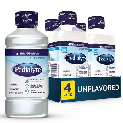 Pedialyte Electrolyte Solution, Unflavored, Hydrat