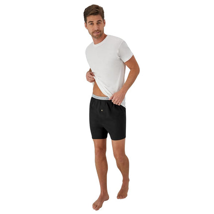 Hanes Men's Boxers 5-Pack, Cotton Knit Comfortable Boxer Underwear, Moisture-Wicking Cotton Boxers Multipack, Assorted - 5 Pack, X-Large