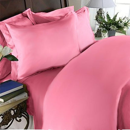 Elegant Comfort 4 Piece 1500 Thread Count Luxury Silky Soft Egyptian Quality Coziest Sheet Set, Full, Light Pink
