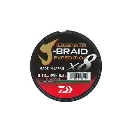 DAIWA J-Braid Expedition X8E 0.15mm, 9.8kg/21.6lbs