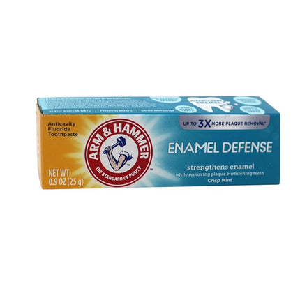 Arm & Hammer Truly Radiant Bright & Strong Whitening Toothpaste .9 Oz Travel Size (Pack of 6)