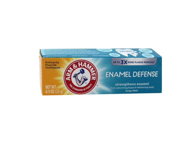 Arm & Hammer Truly Radiant Bright & Strong Whitening Toothpaste .9 Oz Travel Size (Pack of 6)