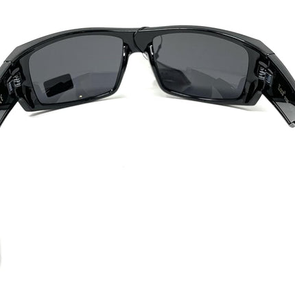 Locs Men's Original All Black Hardcore Sharp Square OG Sunglasses