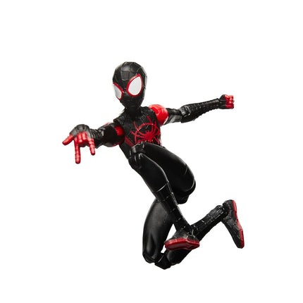 Marvel Legends Series Miles Morales, Spider-Man: Into the Spider-Verse Collectible 6 Inch Action Figure, Red and Black