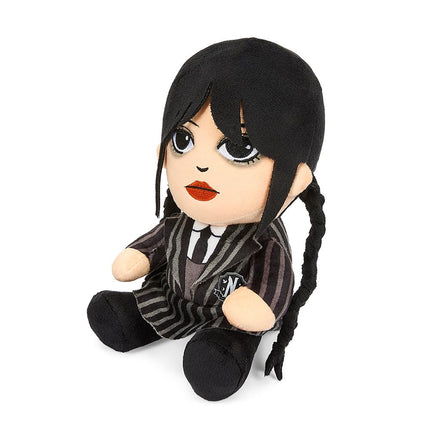 Official Kidrobot Wednesday Addams Phunny Plush, Black Halloween Halloween